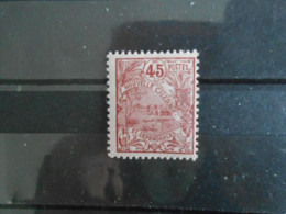 NOUVELLE-CALEDONIE YT 99 PORT DE NOUMEA 45c. Brun-rouge S.lilacé* - Ungebraucht