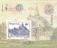 HUNGARY Block 234,used,hinged - Châteaux