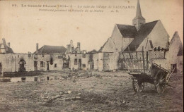 UN COIN DU VILLAGE DE VAUCHANPS BOMBARDE PENDANT LA BATAILLE DE LA MARNE - Guerre 1914-18