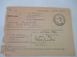 DIDEROT DORIAN AV DAUMESNIL CACHET SUR REMISE BOTTIN ANNUAIRE - 1921-1960: Modern Tijdperk