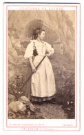 Photo Ad. Braun, Dornach, Schweizerin Im Trachtenkleid, Canton D`appenzell, Costumes De Suisse  - Anonieme Personen