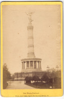 Fotografie J. F. Steihm, Berlin, Ansicht Berlin-Tiergarten, Blick Auf Die Siegessäule (Goldelse) Am Königsplatz, 1892  - Places