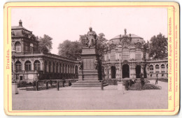 Fotografie Römmler & Jonas, Dresden, Ansicht Dresden, Denkmal Friedrich August Des Gerechten Im Zwinger  - Places