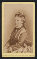 Fotografie W. Höffert, Dresden, Portrait Carola Von Wasa-Holstein-Gottorp, Königin Von Sachsen  - Berühmtheiten