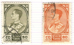 T+ Thailand 1961 Mi 363-64 Bhumipol Adujadeh - Thaïlande