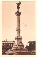 33 - Bordeaux - La Colonne Des Girondins - Etat Léger Pli Visible - CPA - Voir Scans Recto-Verso - Bordeaux