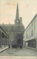 09 - Mirepoix - L'Eglise - Animée - Buvette Patisserie - Oblitération Ronde De 1906 - Etat Léger Pli Visible - CPA - Voi - Mirepoix