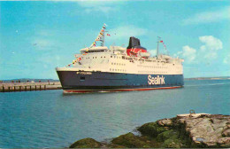 Bateaux - Paquebots - St Columba Sealink Ferry Service Between Holyhead And Dun Laoghaire - CPM Format CPA - Carte Neuve - Steamers