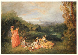 Art - Peinture - Antoine Watteau - L'Amour Paisible - CPM - Carte Neuve - Voir Scans Recto-Verso - Paintings