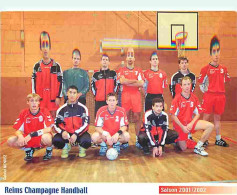 Sports - Handball - Reims - Reims Champagne Handball - Saison 2001 2002 - CPM - Voir Scans Recto-Verso - Balonmano