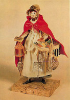 Jouets - Poupées - Pedlar Doll - Early Nineteenth Century. The Face Is Painted Kid And Her Wares Include Song Bocks, Ske - Speelgoed & Spelen