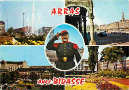 62 - Arras - Multivues - L'Ami Bidasse - Automobiles - Flamme Postale - CPM - Voir Scans Recto-Verso - Arras