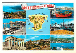 Grèce - Aegina - Egine - Multivues - Carte Neuve - CPM - Voir Scans Recto-Verso - Grecia