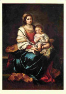 Art - Peinture Religieuse - Bartolome Esteban Murillo - La Vierge Au Chapelet - CPM - Voir Scans Recto-Verso - Tableaux, Vitraux Et Statues