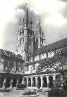 14 - Caen - Abbaye Aux Hommes - Eglise Saint-Etienne - Tours Vues Du Cloitre - Carte Dentelée - CPSM Grand Format - Cart - Caen