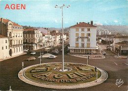 47 - Agen - La Place Du Pin, Le Rond-point - Automobiles - Carte Neuve - CPM - Voir Scans Recto-Verso - Agen