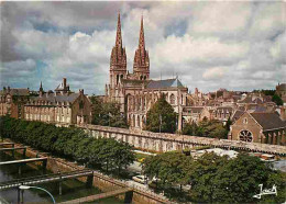 29 - Quimper - La Cathédrale Saint Corentin - Voir Scans Recto Verso  - Quimper