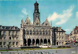 02 - Saint Quentin - Place De L'Hotel De Ville - Automobiles - CPM - Voir Scans Recto-Verso  - Saint Quentin