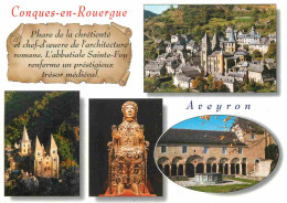 12 - Conques En Rouergue - Multivues - CPM - Voir Scans Recto-Verso - Andere & Zonder Classificatie