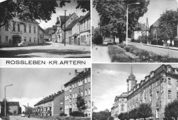 Rossleben (Kreis Artern) Platz Straßenpartien Oberschule Gl1988 #171.892 - Altri & Non Classificati