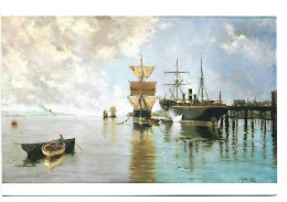 " MARINA ".- JUAN MARTINEZ ABADES.- MUSEO DE BELLAS ARTES DE ASTURIAS - Paintings