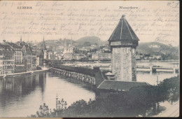 LUZERN      WASSERTHURM          2 SCANS - Luzern