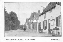Prent - Dorpsstraat Beekbergen Op De Veluwe - 8.5x12.5 Cm - Apeldoorn