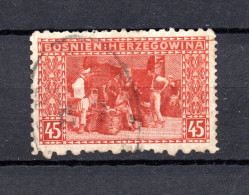 Bosnien Herzegowina 1906 Freimarke 40 Mischzahnung (9.5/12.5/6.5/9.5) Gebraucht - Bosnia And Herzegovina