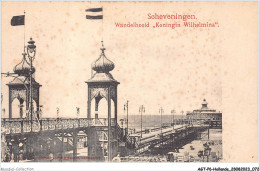 AGTP6-0427-HOLLANDE- SCHEVENINGEN - Wandelhoofd, Honingin Wilhelmina  - Scheveningen