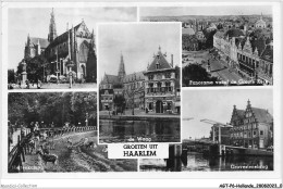 AGTP6-0391-HOLLANDE- HAARLEM - Groeten Uit Haarlem - Gravesteneburg, Panorama Vanaf De Groote Herf  - Haarlem