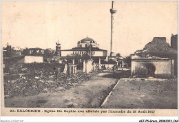 AGTP5-0347-GRECE- SALONIQUE - Eglise Ste-Sophie Non Atteinte Par L'incendie Du 18 Aout 1917 - Griechenland