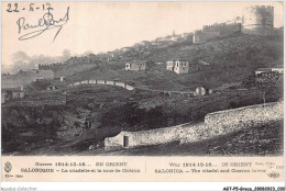 AGTP5-0330-GRECE- SALONIQUE - Guerre 1914 En Orient - La Citadelle Et La Tour De Cicéron  - Griechenland