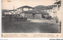 AGTP5-0318-GRECE- Monaster - Guerre 1914-15-16-17 - Enterrement D'une Victime Du Bombardement  - Grecia