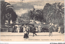 AGTP8-0624-MONACO - Collection Artistique - Monte-carlo - Les Jardins, Place Du Casino - Colecciones & Lotes