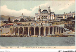 AGTP8-0615-MONACO - Le Tir Aux Pigeons Et Le Casino Vus De La Mer  - Monte-Carlo