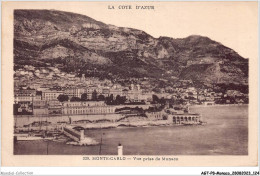 AGTP8-0607-MONACO - La Cote D'azur- Monte-carlo - Vue Prise De Monaco - Mehransichten, Panoramakarten