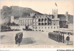 AGTP8-0553-MONACO - La Recrue Devant Le Palais, Le Jour De La Fete Du Prince  - Palais Princier