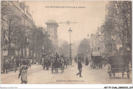 AGTP7-0530-ITALIE - Les Souverains D'italie à Paris - Boulevard Bonne Nouvelle - Autres & Non Classés