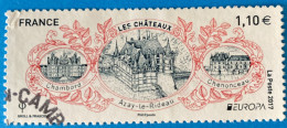 France 2017 : Europa, Architecture Et Patrimoine, Châteaux N° 5143 Oblitéré - Used Stamps