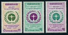 Cambodia 292-294,MNH.Michel 335-337. UN Conference Of Human Environment,1972. - Kambodscha