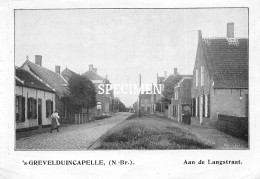 Prent - Aan De Langstraat -  's-Grevelduin-Capelle - 8.5x12.5 Cm - Andere & Zonder Classificatie