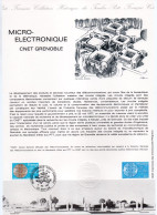 - Document Premier Jour LA MICRO-ELECTRONIQUE - CNET GRENOBLE - MEYLAN 5.2.1981 - - Télécom