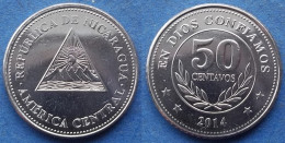 NICARAGUA - 50 Centavos 2014 KM# 88b Monetary Reform (1912) - Edelweiss Coins - Nicaragua