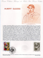- Document Premier Jour ALBERT GLEIZES - PARIS 28.2.1981 - - Otros & Sin Clasificación