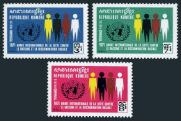 Cambodia 249-251,MNH.Mi 292-294. Year Against Racial Discrimination IYRD-1971. - Cambodia