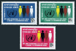 Cambodia 249-251,MNH.Mi 292-294. Year Against Racial Discrimination IYRD-1971. - Kambodscha