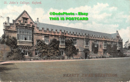 R357884 St. Johns College. Oxford. Hearty Xmas Greeting. 1906 - Monde
