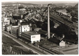 Fotografie Unbekannter Fotograf, Ansicht Esslingen / Neckar, Hengstenberg-Fabrik Neben Güterbahnhof / Eisenbahn-Anlag  - Lieux