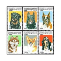 Cambodia 1734-1739, MNH. Dogs: Rottweiler, Beauceron, Boxer, - Cambogia