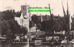 R357945 All Saints Church. Maidstone. From Bridge. V. And C. 562. 1918 - Monde